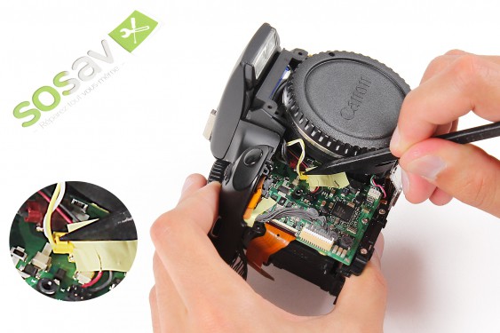 Guide photos remplacement capteur ccd Canon EOS 1000D / Rebel XS / Kiss F (Etape 41 - image 1)