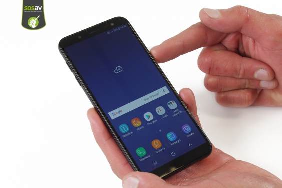 Guide photos remplacement caméra avant Galaxy J6 (Etape 1 - image 1)