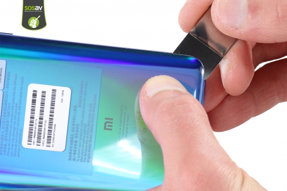 Guide photos remplacement vitre caméra + projecteur infrarouge Xiaomi Mi 9 (Etape 4 - image 3)