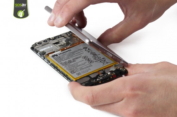 Guide photos remplacement prise jack Huawei P9 (Etape 7 - image 2)