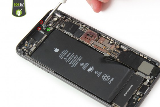 Guide photos remplacement nappe boutons volume / vibreur / power iPhone 8 Plus (Etape 26 - image 2)