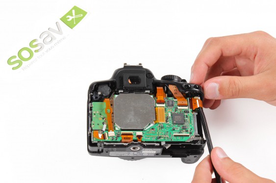 Guide photos remplacement capteur ccd Canon EOS 1000D / Rebel XS / Kiss F (Etape 17 - image 3)