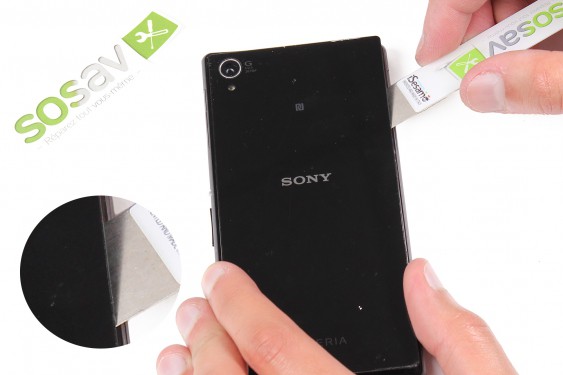 Guide photos remplacement caméra arrière Xperia Z1 (Etape 2 - image 3)