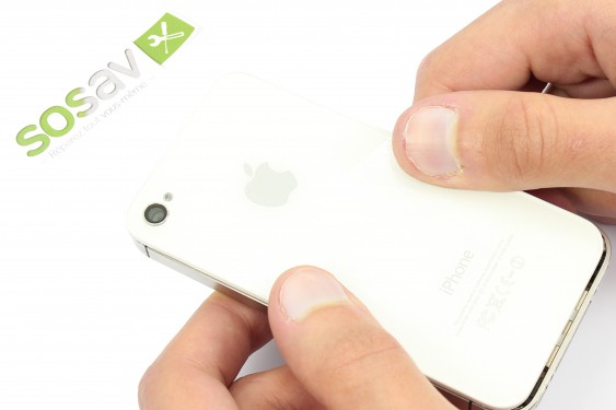 Guide photos remplacement nappe capteur proximité et luminosité + bouton power iPhone 4S (Etape 4 - image 2)