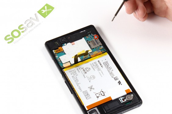 Guide photos remplacement haut-parleur interne Xperia Z (Etape 8 - image 1)