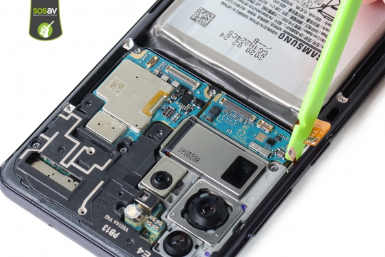 Guide photos remplacement caméra arrière / carte mère Galaxy S20 Ultra (Etape 14 - image 3)