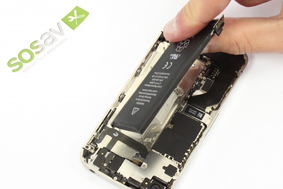 Guide photos remplacement nappe capteur proximité et luminosité + bouton power iPhone 4S (Etape 9 - image 3)