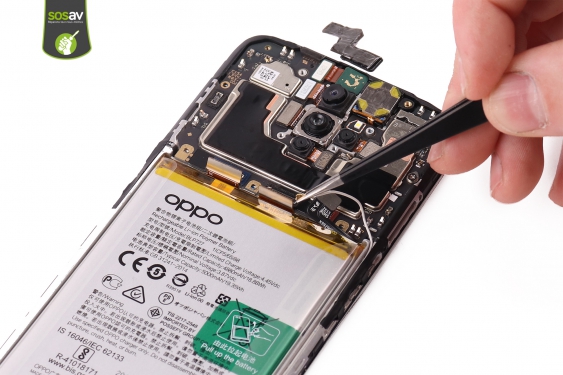 Guide photos remplacement ecran complet (châssis + écran) Oppo A5 (2020) (Etape 22 - image 4)
