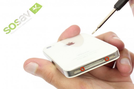 Guide photos remplacement nappe capteur proximité et luminosité + bouton power iPhone 4S (Etape 3 - image 1)