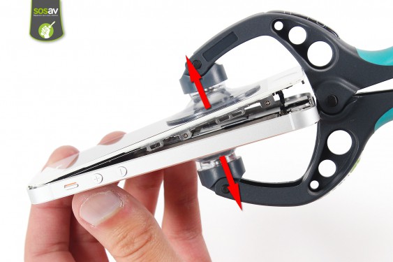 Guide photos remplacement caméra avant + capteur de proximité et luminosité iPhone 5S (Etape 3 - image 2)