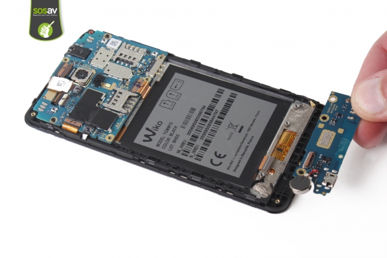 Guide photos remplacement carte connecteur de charge Wiko Tommy 2 (Etape 14 - image 4)