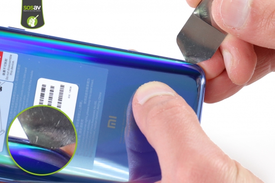 Guide photos remplacement vitre caméra + projecteur infrarouge Xiaomi Mi 9 (Etape 4 - image 2)