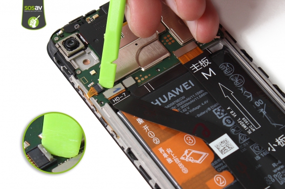 Guide photos remplacement nappe volume Huawei Y6 2019 (Etape 12 - image 2)