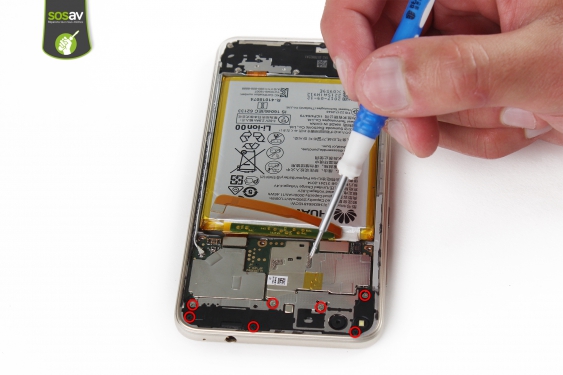 Guide photos remplacement ecran complet Huawei P8 Lite 2017 (Etape 15 - image 1)