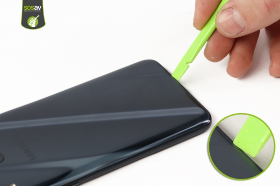 Guide photos remplacement connecteur de charge Galaxy A30 (Etape 4 - image 2)