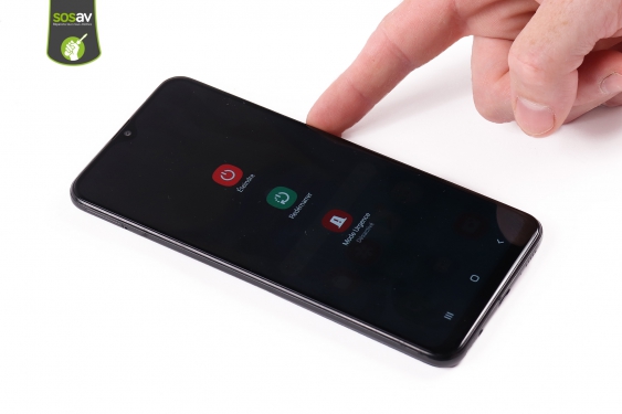 Guide photos remplacement vitre caméra arrière Galaxy A20 (Etape 1 - image 2)