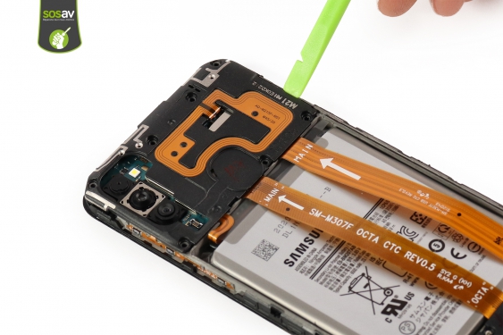 Guide photos remplacement nappe de liaison écran Galaxy M21 (Etape 7 - image 2)