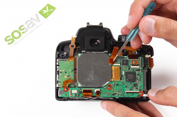 Guide photos remplacement capteur ccd Canon EOS 1000D / Rebel XS / Kiss F (Etape 27 - image 1)