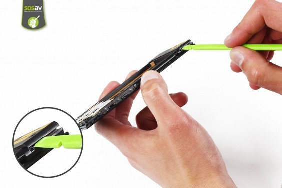 Guide photos remplacement nappe contacts prise jack / capteur proximité et luminosité Xiaomi MI3 (Etape 9 - image 1)