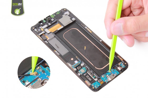 Guide photos remplacement bouton home Samsung Galaxy S6 Edge + (Etape 17 - image 3)