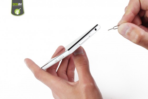 Guide photos remplacement nappe contacts prise jack / capteur proximité et luminosité Xiaomi MI3 (Etape 2 - image 1)