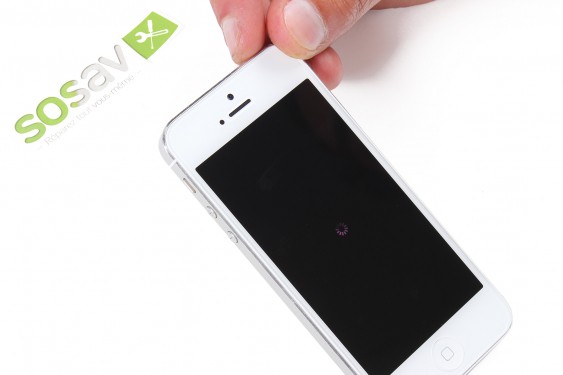 Guide photos remplacement bouton vibreur iPhone 5 (Etape 1 - image 4)