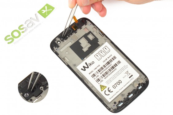 Guide photos remplacement ecran complet Wiko Cink Five (Etape 31 - image 2)