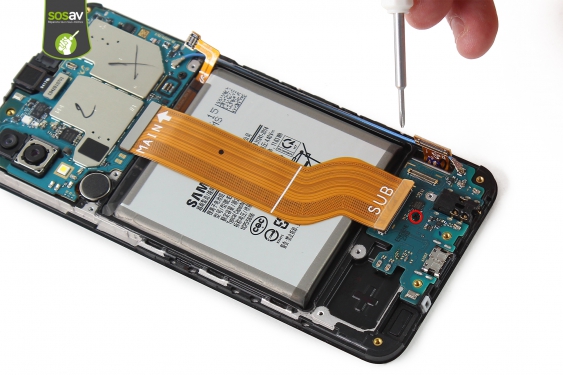 Guide photos remplacement connecteur de charge Galaxy A40 (Etape 20 - image 3)