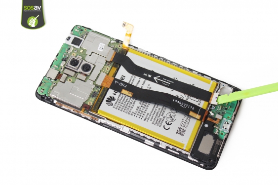 Guide photos remplacement nappe de liaison connecteur de charge Honor 6X (Etape 13 - image 4)