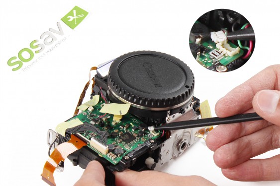 Guide photos remplacement capteur ccd Canon EOS 1000D / Rebel XS / Kiss F (Etape 50 - image 3)