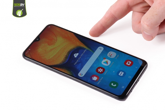 Guide photos remplacement vitre caméra arrière Galaxy A20 (Etape 1 - image 1)