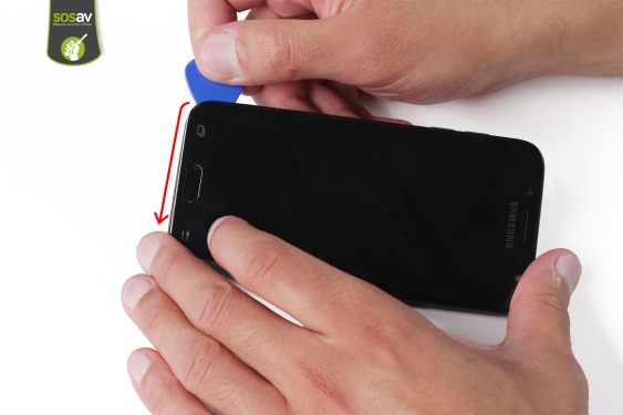 Guide photos remplacement haut-parleur interne Galaxy J5 2017 (Etape 8 - image 4)