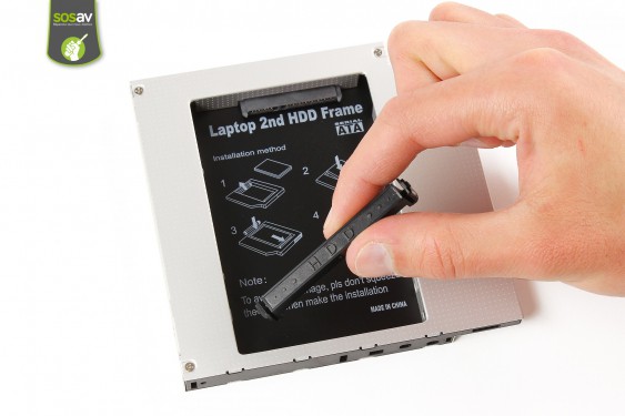 Guide photos remplacement guide de mise à niveau lecteur dvd vers second disque dur (ssd) Macbook Core 2 Duo (A1181 / EMC2200) (Etape 23 - image 3)