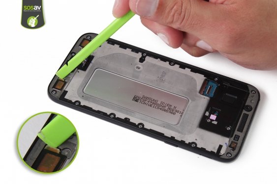 Guide photos remplacement haut-parleur interne Galaxy J5 2017 (Etape 13 - image 1)