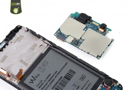 Guide photos remplacement carte mère / caméra avant Wiko Tommy 3 (Etape 14 - image 3)