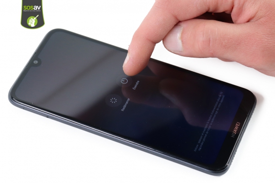 Guide photos remplacement haut-parleur externe Huawei Y7 2019 (Etape 1 - image 2)