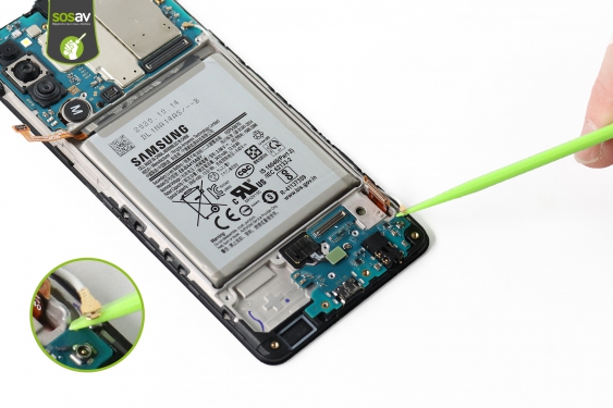 Guide photos remplacement connecteur de charge / jack Galaxy A41 (Etape 15 - image 2)