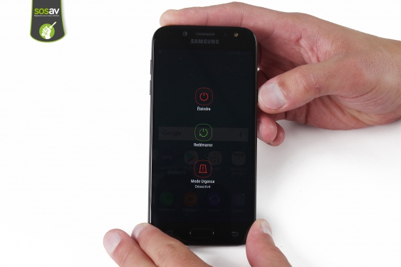 Guide photos remplacement haut-parleur interne Galaxy J5 2017 (Etape 1 - image 1)