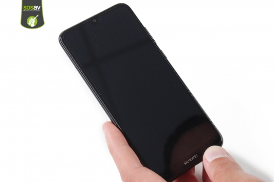 Guide photos remplacement ecran Huawei Y6 2019 (Etape 1 - image 4)