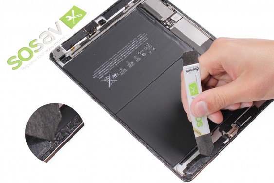 Guide photos remplacement haut-parleur gauche iPad Air 2 3G (Etape 13 - image 1)