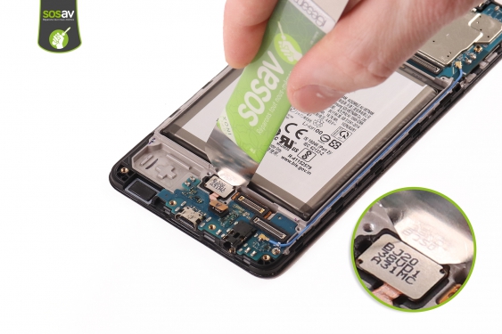 Guide photos remplacement capteur d'empreinte Galaxy A31 (Etape 13 - image 1)
