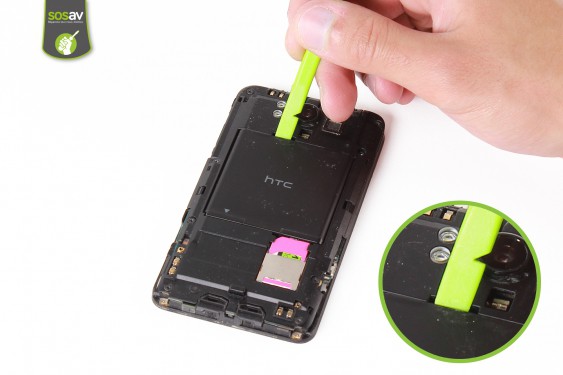 Guide photos remplacement capteur proximité et luminosité HTC Titan (Etape 3 - image 1)