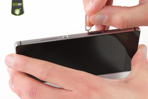 Guide photos remplacement ecran complet Huawei P8 (Etape 2 - image 2)