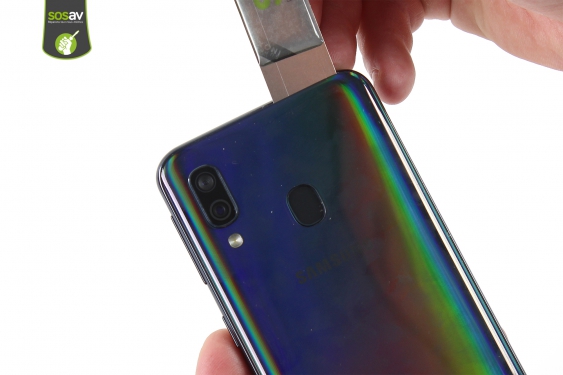 Guide photos remplacement carte mère / caméra arrière Galaxy A40 (Etape 5 - image 2)