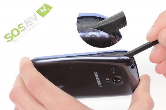 Guide photos remplacement ecran complet Samsung Galaxy S3 mini (Etape 2 - image 2)