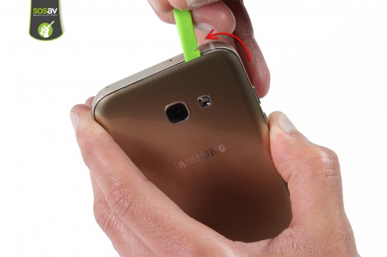 Guide photos remplacement nappe capteur proximité et luminosité Samsung Galaxy A5 2017 (Etape 4 - image 1)