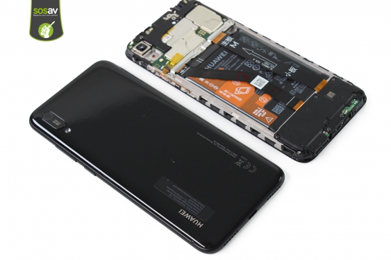 Guide photos remplacement ecran Huawei Y6 2019 (Etape 7 - image 1)