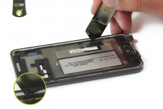 Guide photos remplacement nappe bouton volume Galaxy A3 (Etape 16 - image 1)