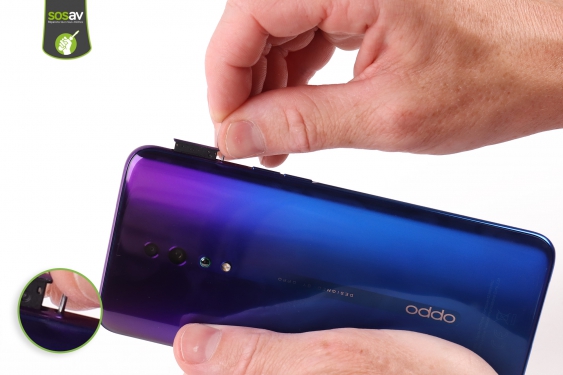 Guide photos remplacement ecran complet (écran + châssis) Oppo Reno Z (Etape 2 - image 2)