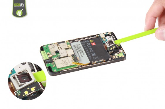 Guide photos remplacement haut-parleur interne HTC HD2 (Etape 7 - image 2)